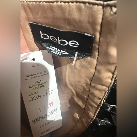Bebe Sexy Lace Corset Top New with Tag - Picture 3 of 3